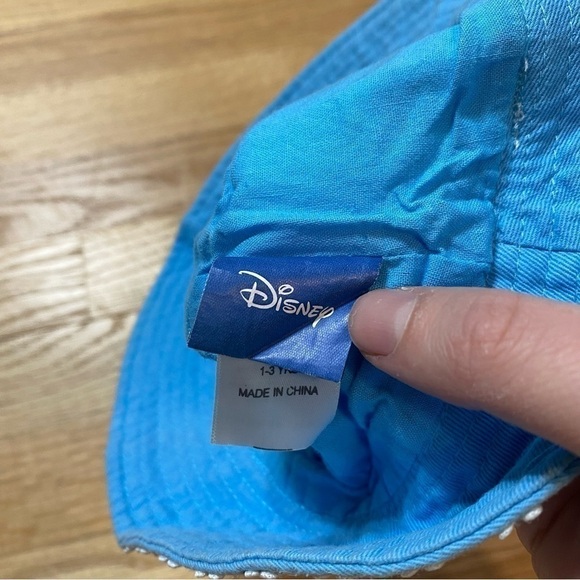 Disney Frozen Bucket Hat Kids Elsa Anna XS 1-3 Years Blue Sun Summer - Picture 5 of 7